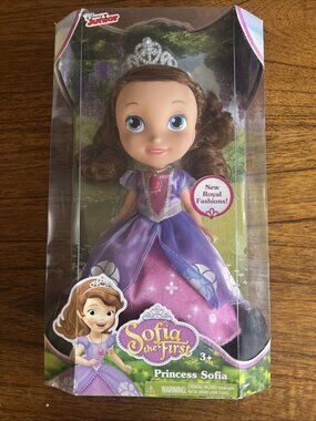 Princess Sofia Doll disney junior just play 10 inch plastic doll NIB